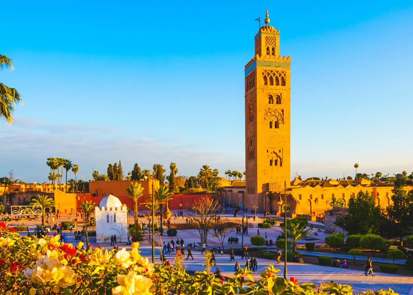 Historic centre of Marrakech near Jemaa el-Fnaa